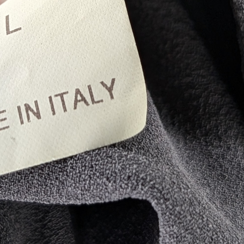 Brunello Cucinelli • Monili Silk Maxi Dress in Charcoal Size Large - Picture 6 of 7